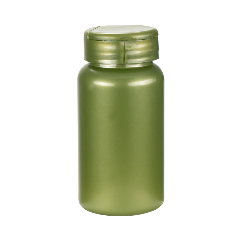 PET 120 ml-es magas, kerek palack