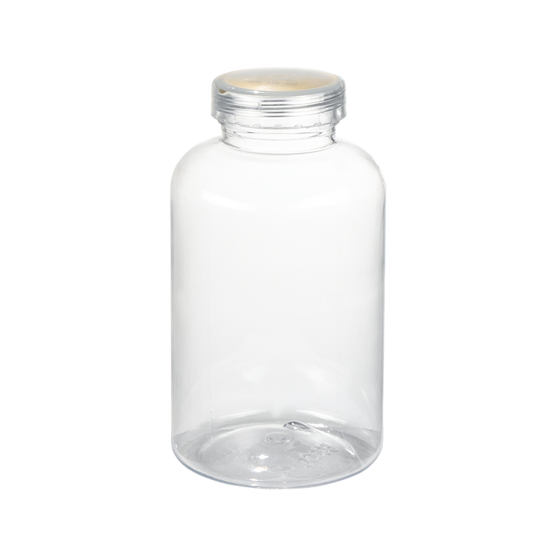 Egyszerű PET 500 ml-es kerek palack