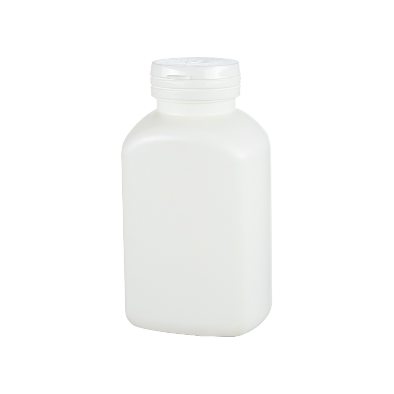 275 ml-es HDPE négyzet alakú flakon ferde vállú
